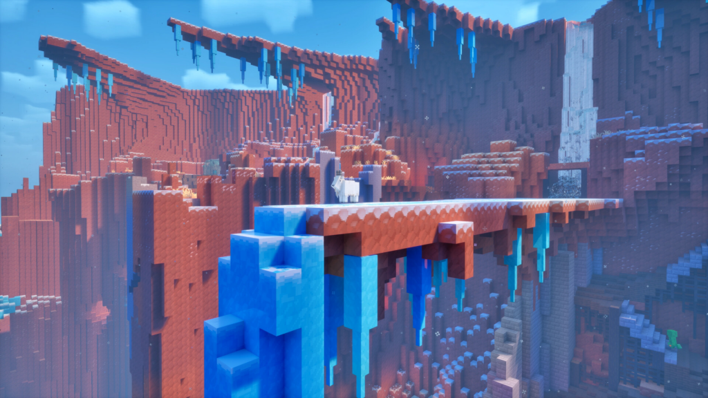minecraft dungeons 2 goat on mountain 