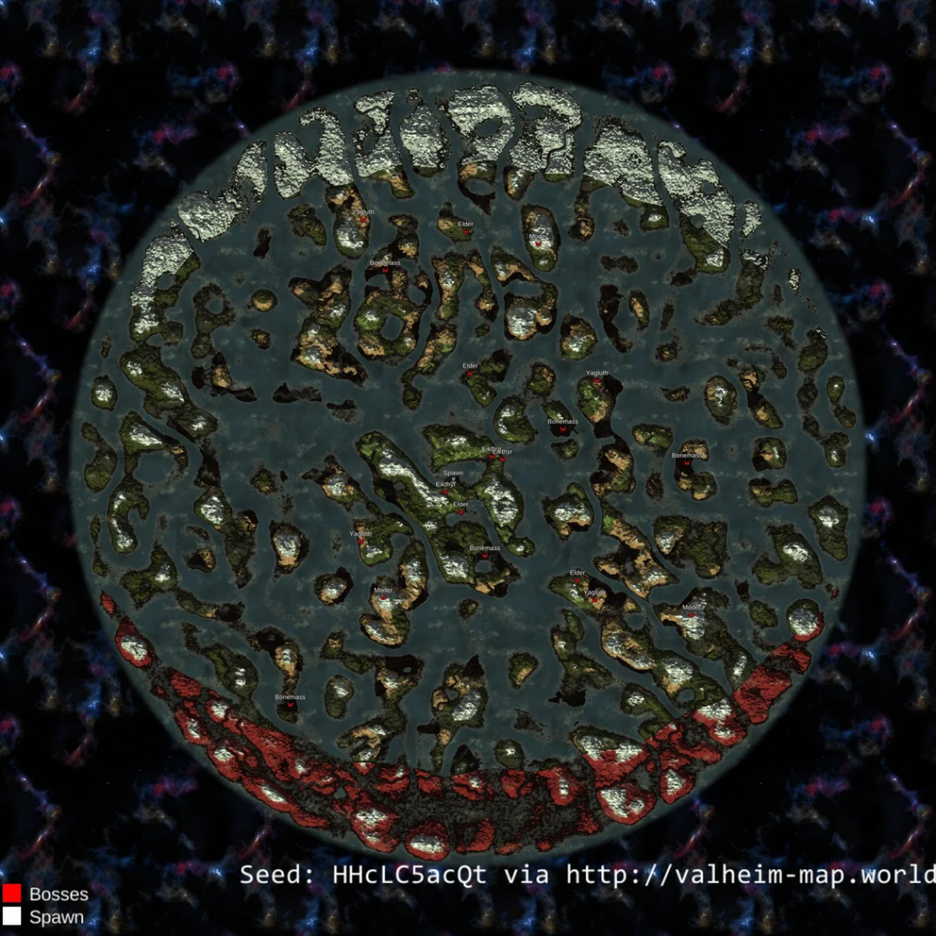 Valheim world seed menu screen