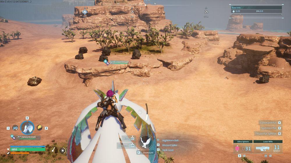 Palworld Desert Plateau area