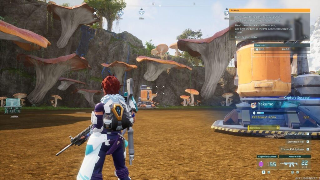 Palworld Player in Suntile Isle