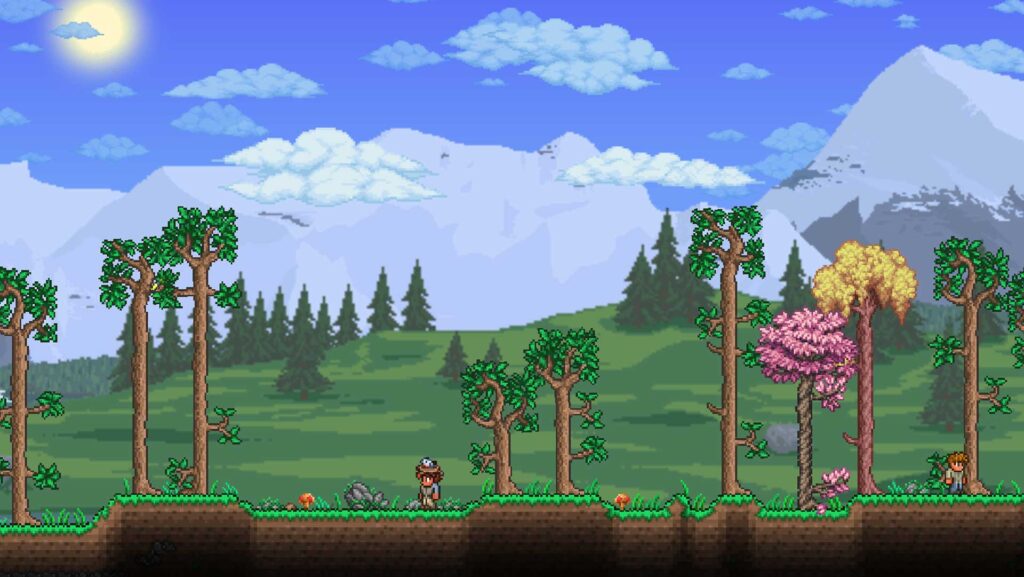 Terraria Forest Default Spawn
