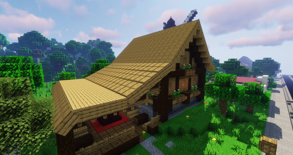 Minecraft Macaws Roof mod Image