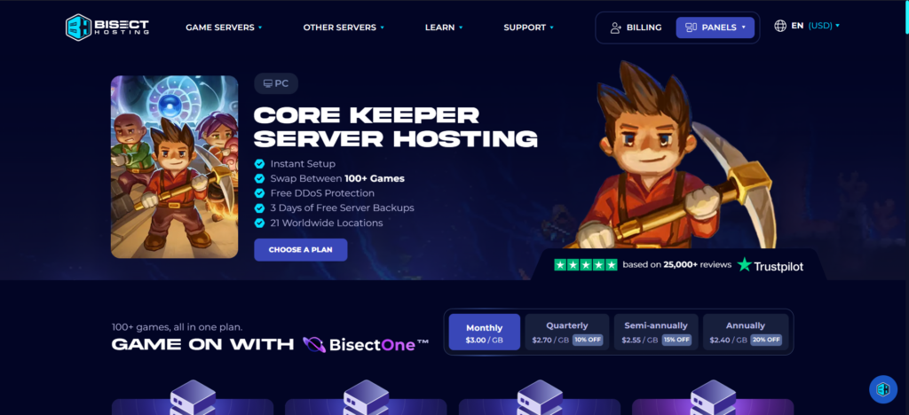 core keeper page hosting bisect