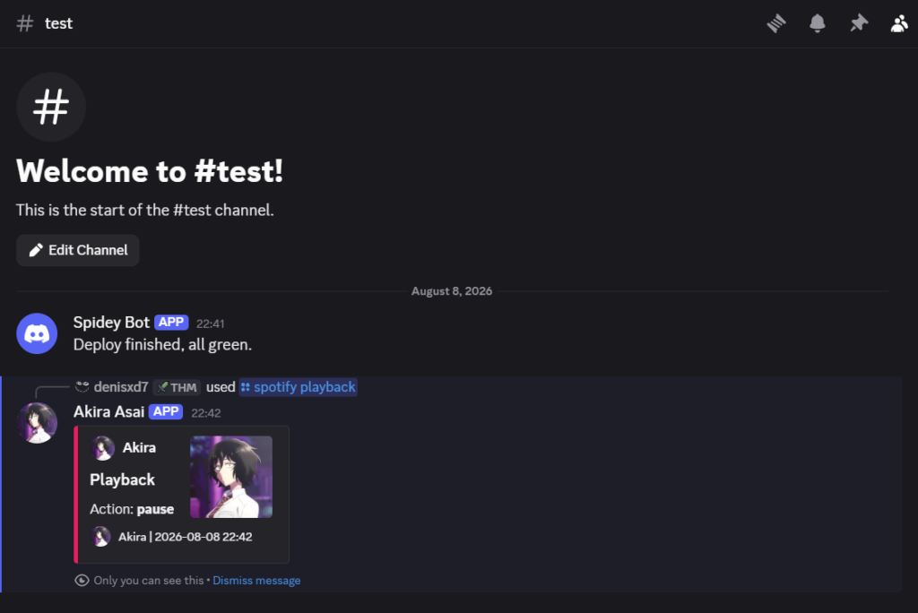 webhook vs bot difference in a channel