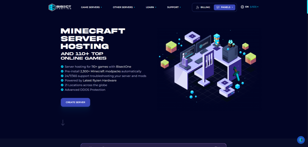 bisect hosting root page