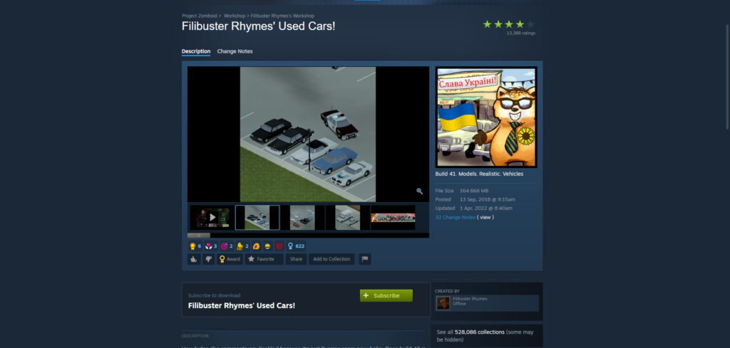 Filibuster Rhymes' Used Cars! workshop mod 