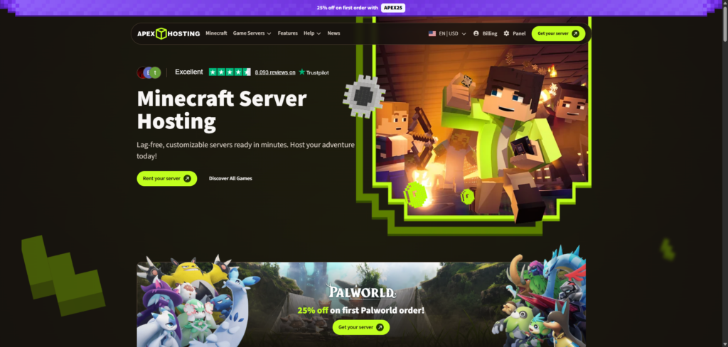 apex hosting root page