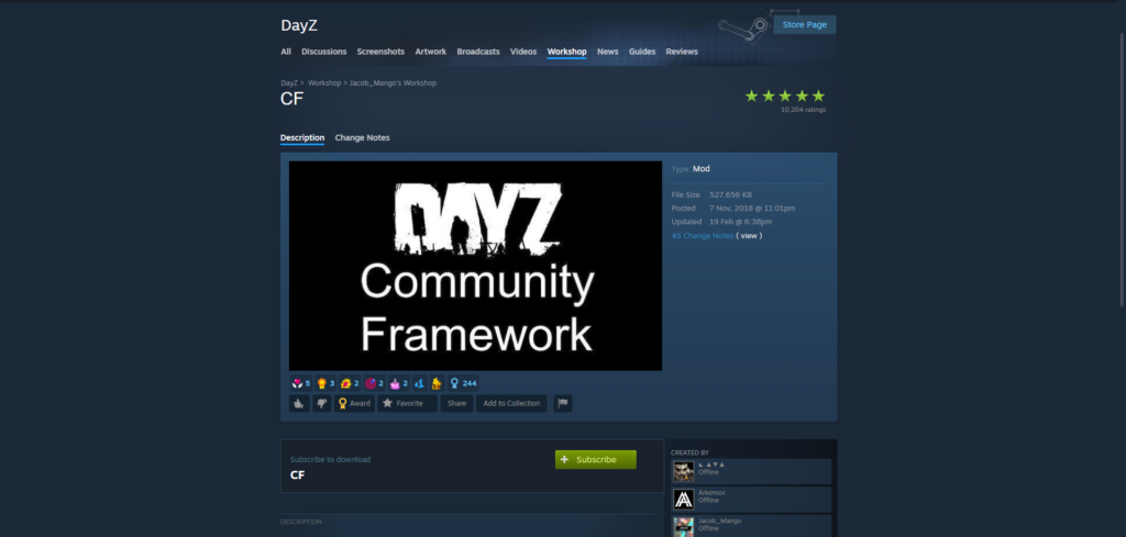 dayz community framework 