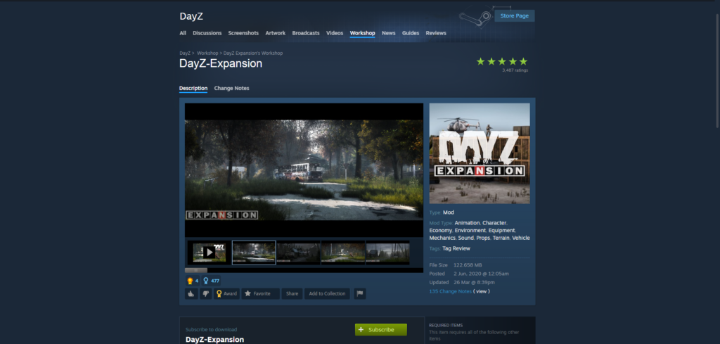 dayz expansion dayz mod 