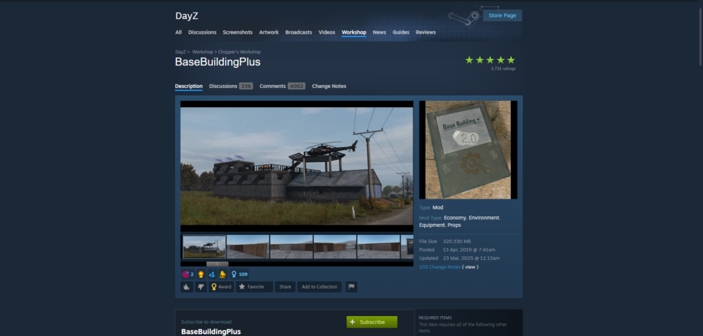base building plus dayz mod 