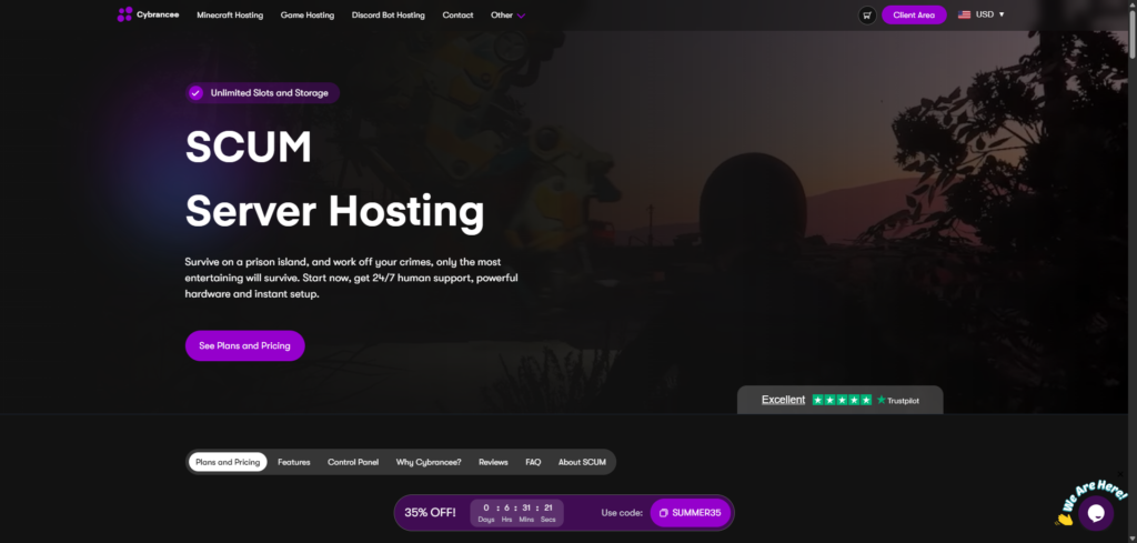 SCUM cybrancee page