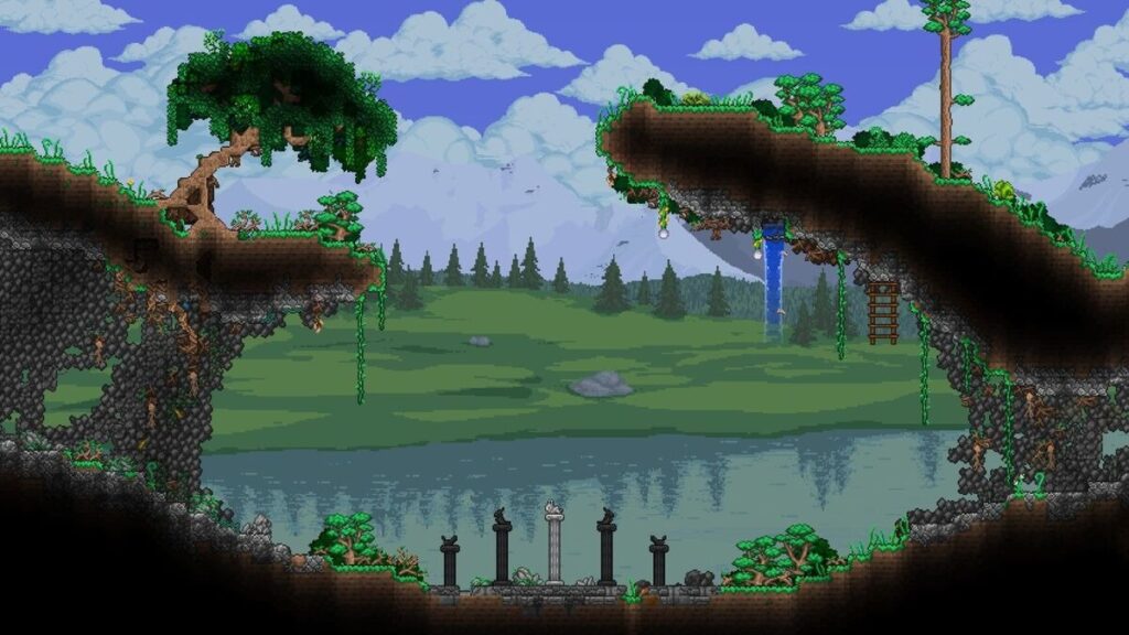 terraria big cave map