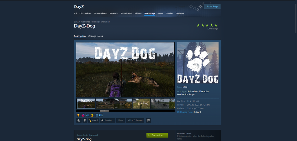 dayz dog mod 