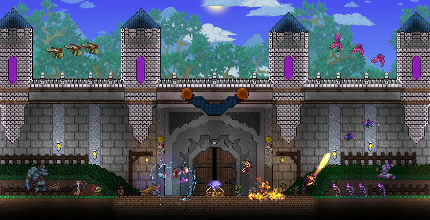 terraria castle that can be build