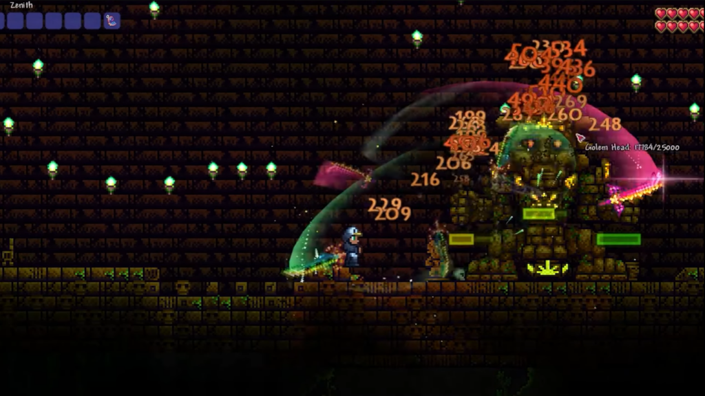 Terraria Golem Boss