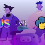thumbnail for the discord py vs discord js blog