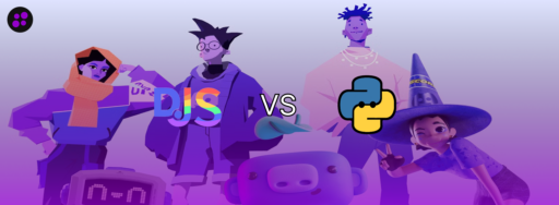 thumbnail for the discord py vs discord js blog