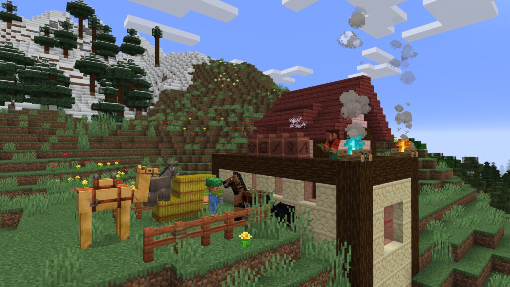 Minecraft House On Mountain