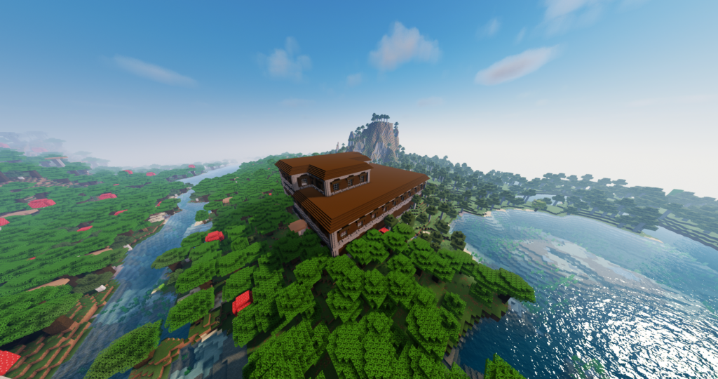 Mansion Behind Portal