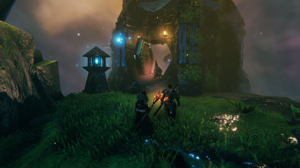 multiple players exploring valheim