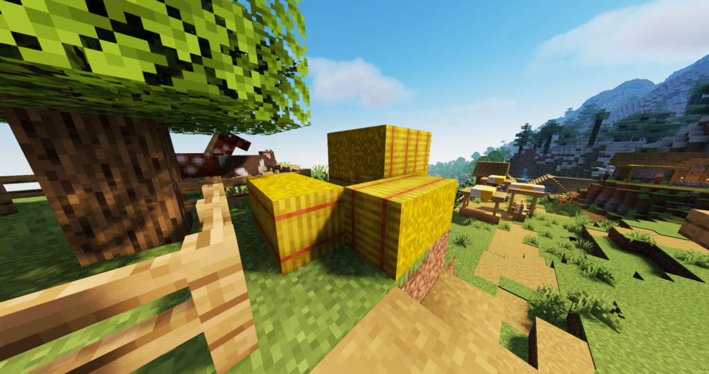 new hay stack look minecraft