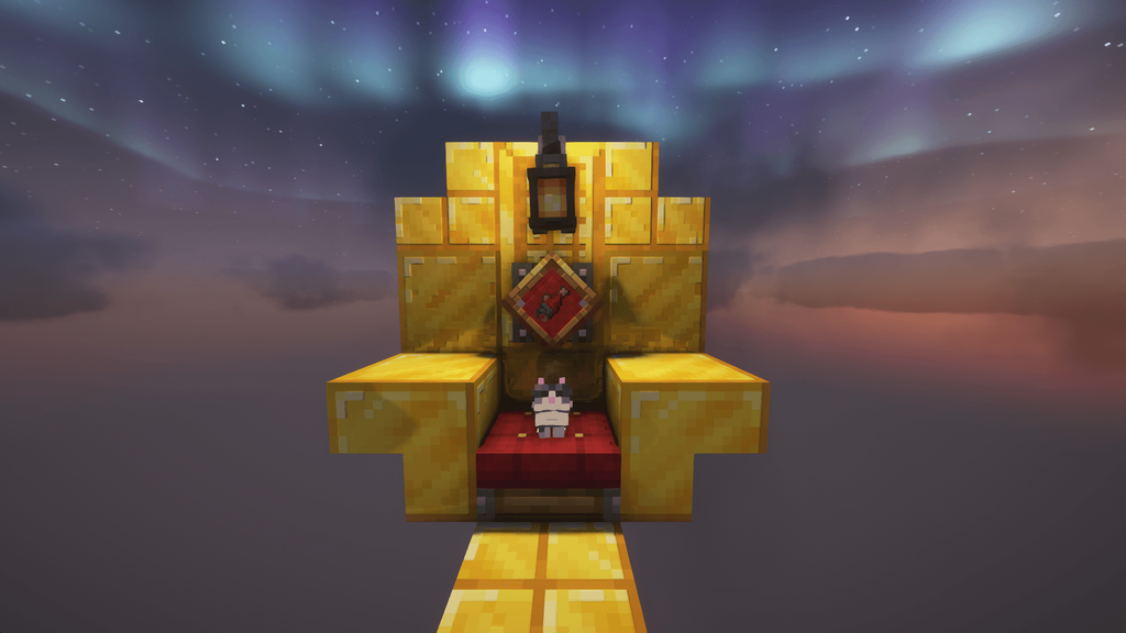 Komaru, the feline companion in the modpack