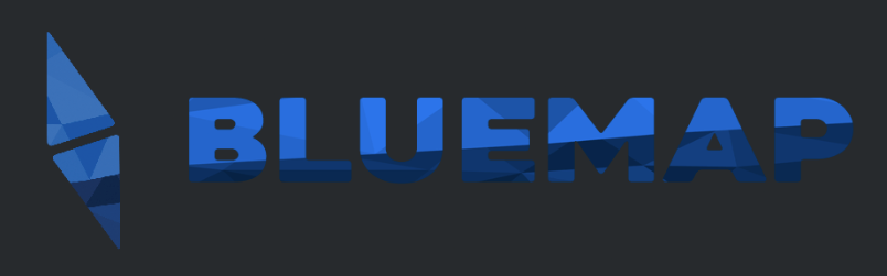 The official BlueMap logo