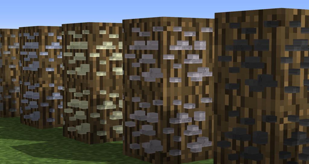 Acroens, resins, and more on wood with the Sky Orchard mod