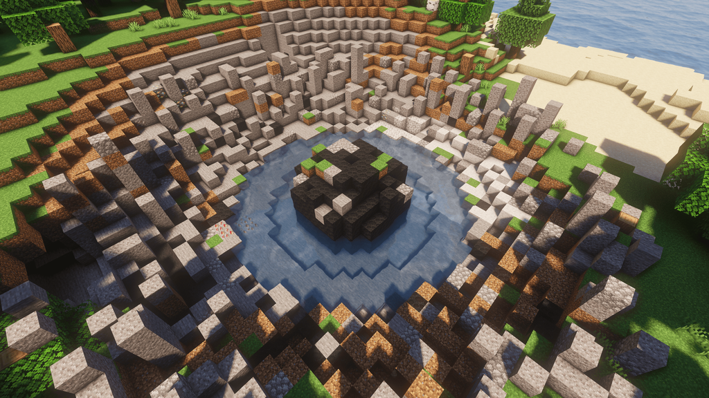 An explosion that occured due to a spell casted from the Iron's Spellbooks and Ars Nouveau mod.