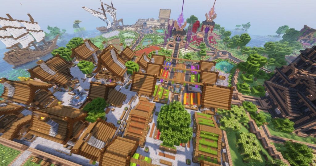 Minecraft Community Server Village