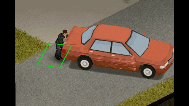 Project Zomboid Push Vehicle Mod