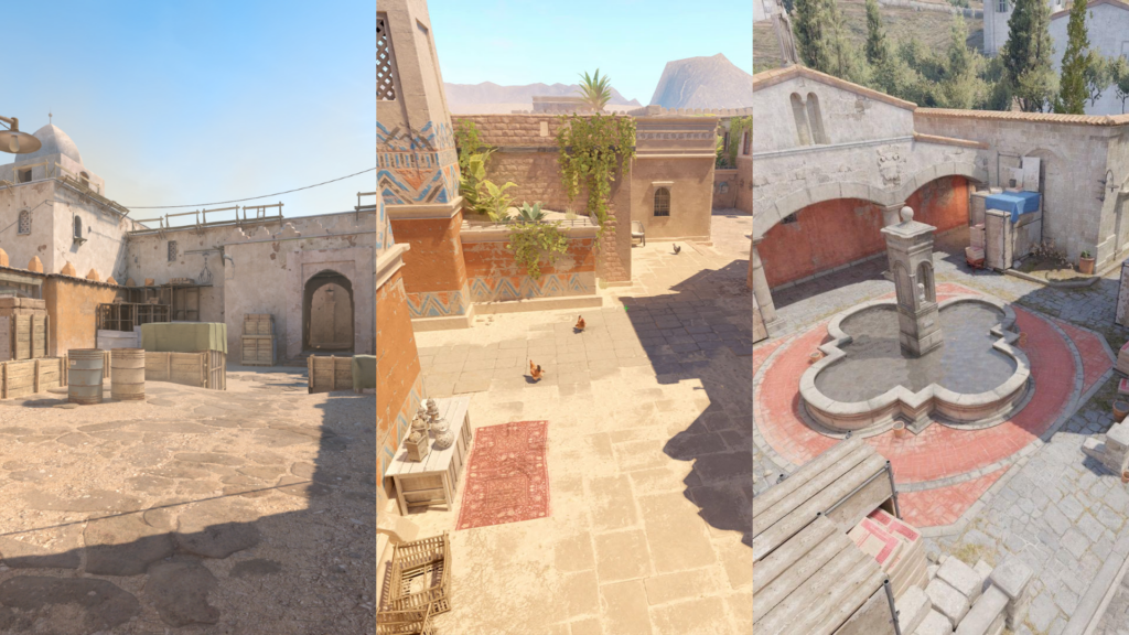 Counter-Strike 2 Maps Photo Collage
