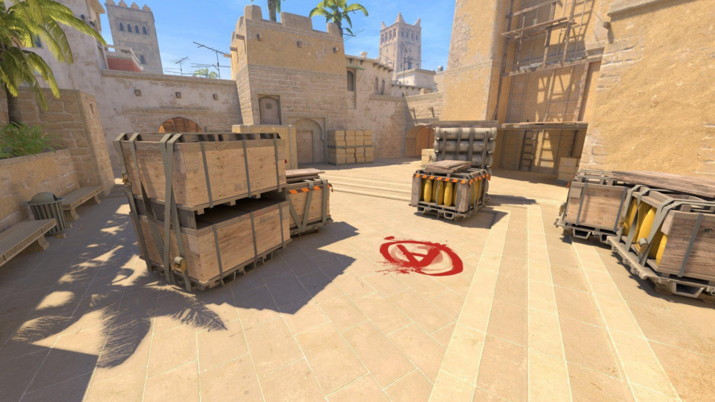 Counter-Strike 2 Mirage A Site Photo