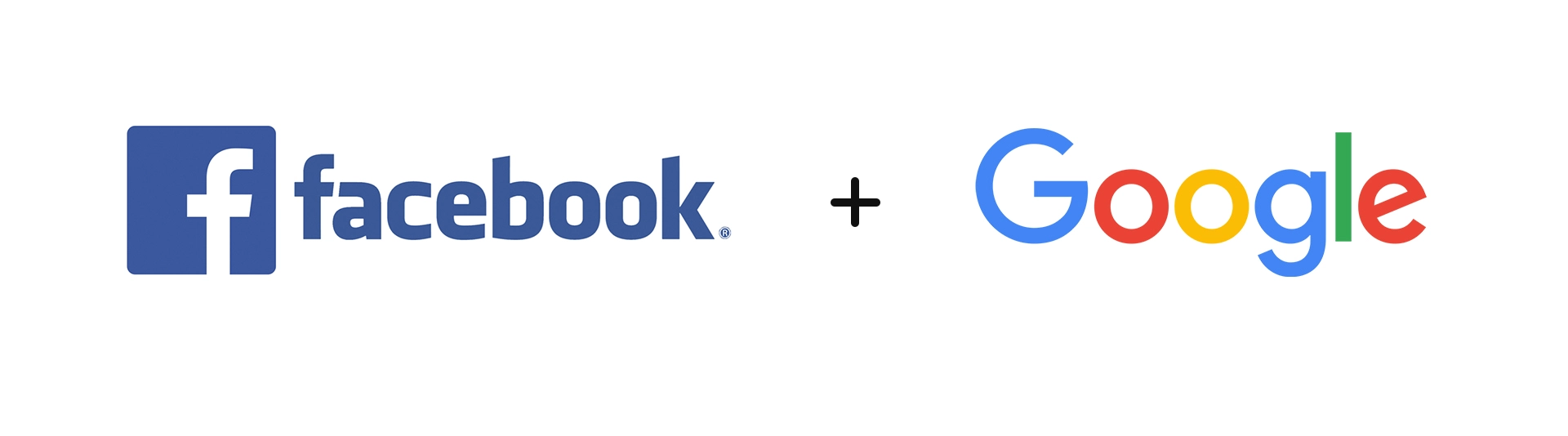google and facebook logo