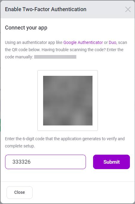 Cybrancee client area two factor authenticator connect
