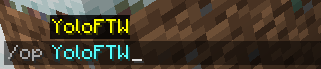 Utilizing op command through in-game chat