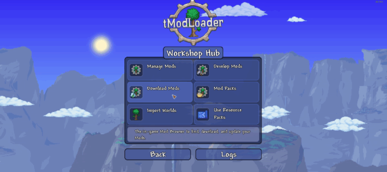 Installing Terraria Mods with tModLoader