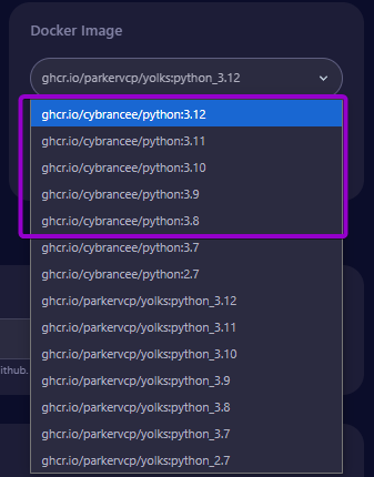 Cybrancee panel python versions