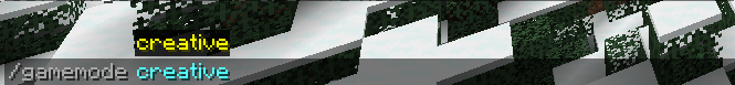 Minecraft change gamemode creative