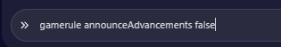 Minecraft player advanced announcements Cybrancee panel disable command