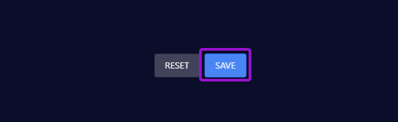 Minecraft properties save button outlined