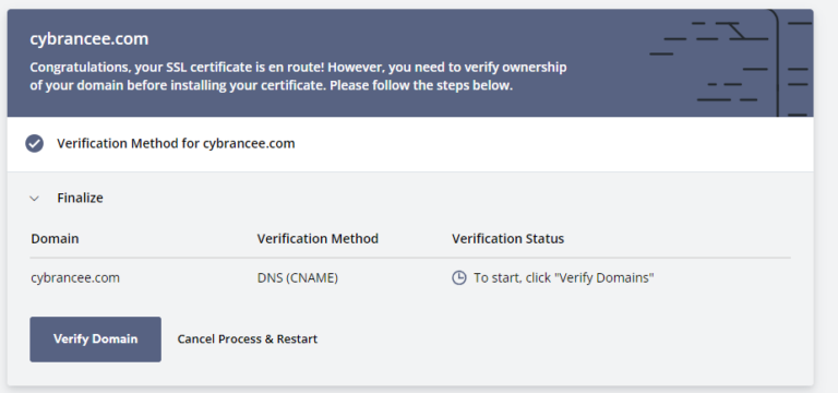 Zero SSL verification steps