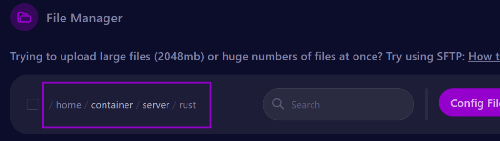 Cybrancee Panel Rust Server Directory Rust Folder Outlined