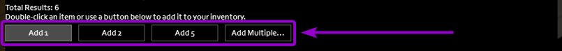 Project-Zomboid-Items-List-Viewer-quantity-selection-outlined with arrow