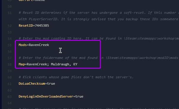 Pterodactyl file Config Project Zomboid Server
