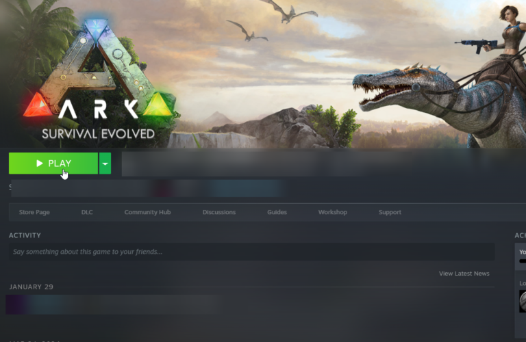 Ark: Survival Evolved Steam page