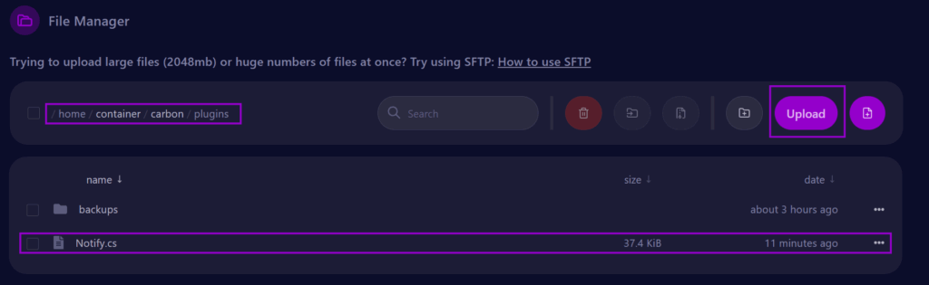 cybrancee panel rust server carbon plugin uploaded outlined