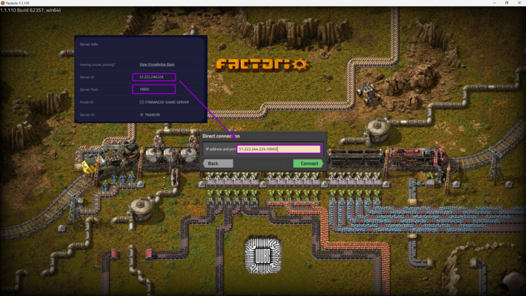 Factorio direct connection page