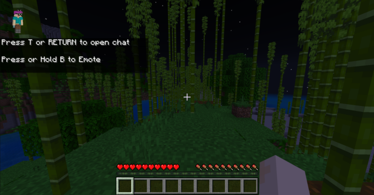 Minecraft Bedrock gameplay