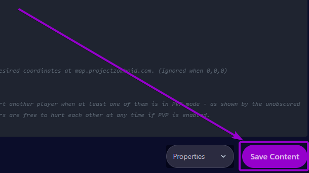 project-zomboid-pterodactyl-file-spawnpoint-save-config-outlined with arrow
